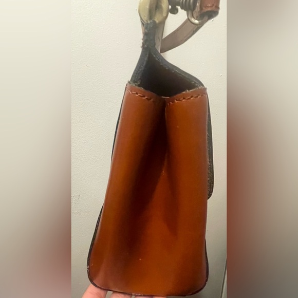 Patricia Nash Tan Leather Crossbody Bag - Picture 8 of 13